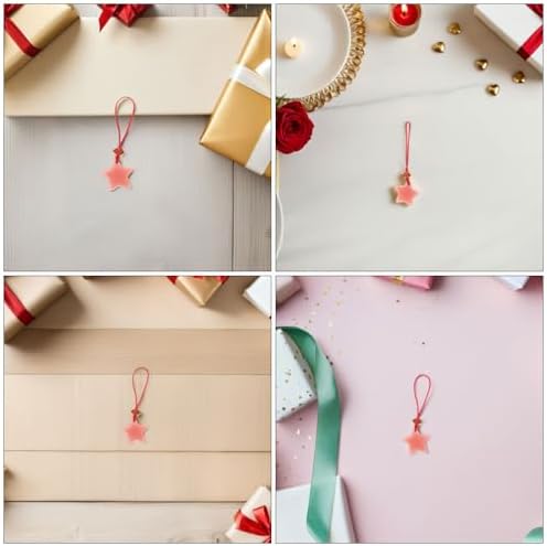 Lurrose 3pcs Glow In The Dark Phone Chain Keyrings