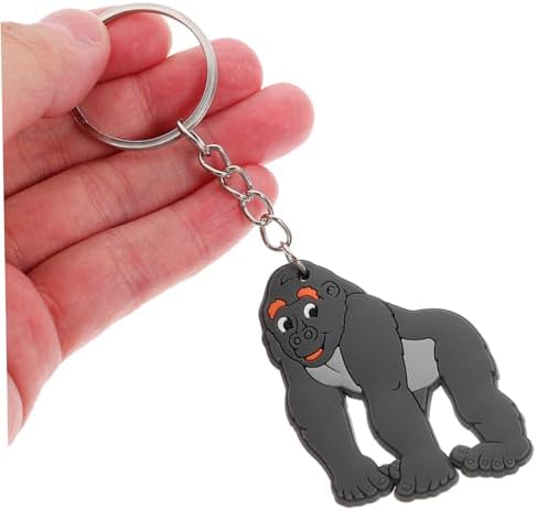 12pcs Cute Animal Keychain Gorilla Charm Birthday Party Favor