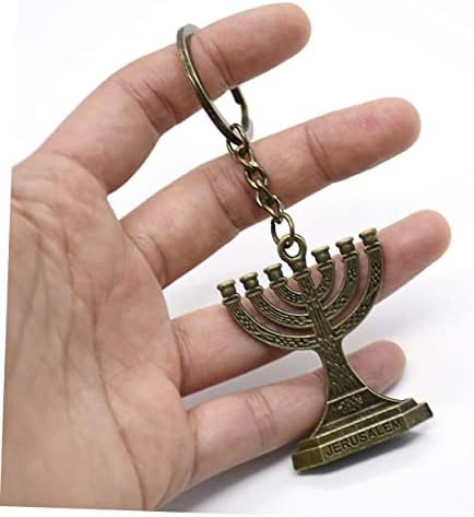 20 Pcs Hanukkah Key Ring Tote Purse Backpack Keychain