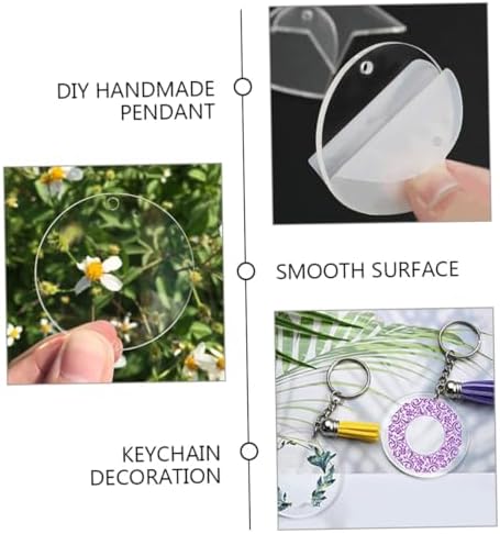 Gadpiparty 150pcs Keychain Blanks for Crafts and DIY