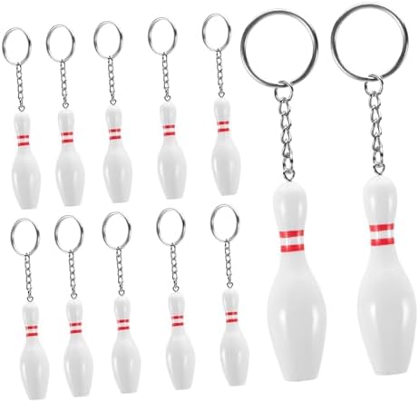 BESTonZON Bowling Keychains Cute Cartoon Design
