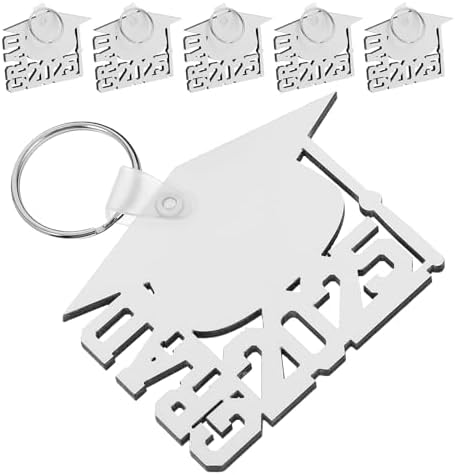 LOGOFUN 6PCS 2025 Graduation Keychains