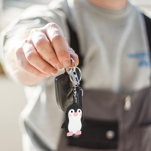 LUOZZY 24pcs Adorable Penguin Keychain Party Favors