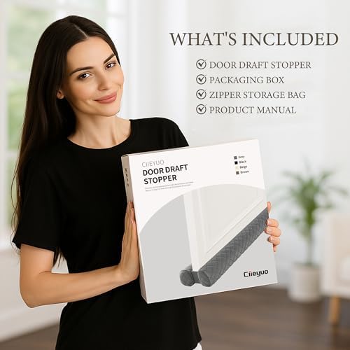 Premium Velvet Door Draft Stopper for Home Comfort
