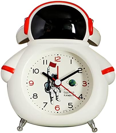 Cute Spaceman Analog Clock with Backlight and Alarm