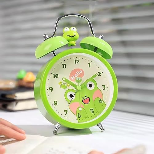 GRFIT Frog Alarm Clock for Children with Double Bell