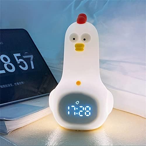 DIYCAM Cute Chicken Alarm Clock Night Light