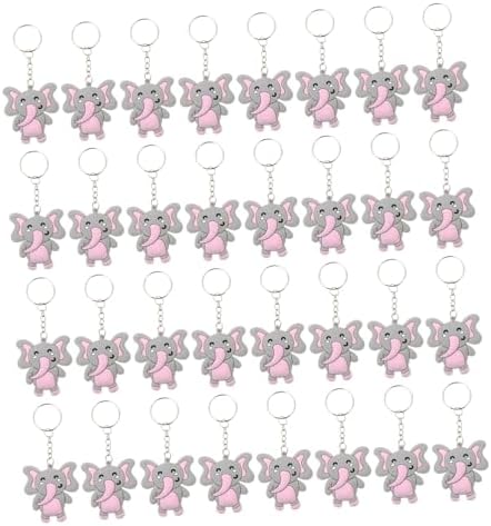 50pcs Cute Elephant Keychain Bag Pendant