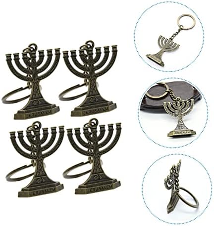 20 Pcs Hanukkah Key Ring Tote Purse Backpack Keychain