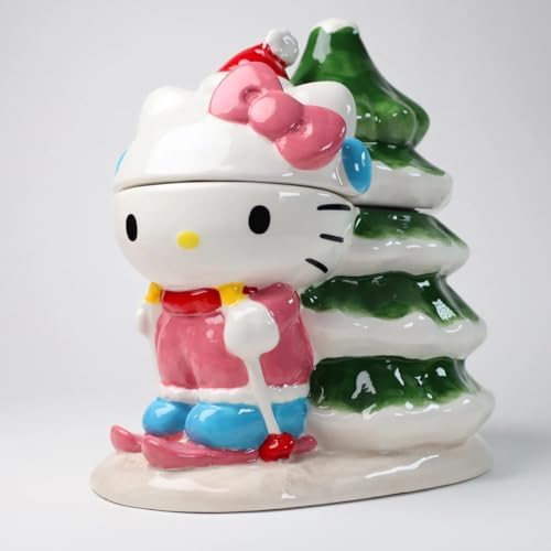 Blue Sky Clayworks Hello Kitty Christmas Cookie Jar
