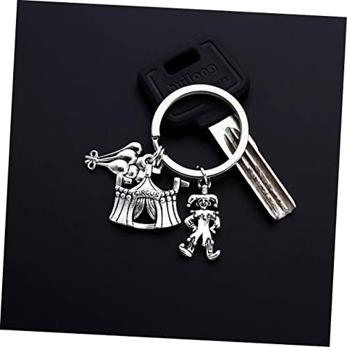 Circus Keychain with Plush Treasure Chest Design