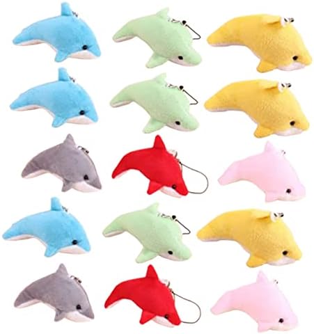 SOIMISS 25pcs Plush Keychain Mini Backpack Set