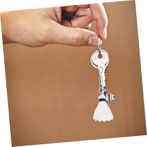 VICASKY 12pcs Mini Badminton Keychains Cute Sports Accessories