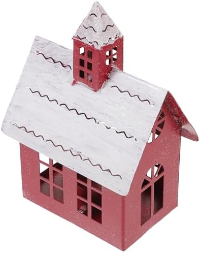 Cute Christmas Village House Candle Holder for Home Decor