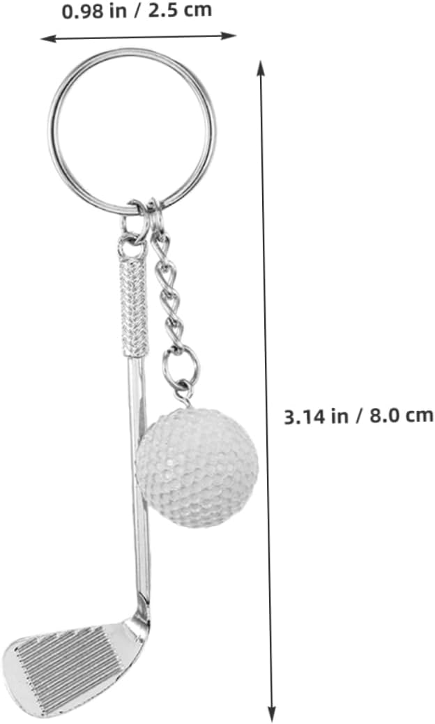 Mipcase Golf Ball Keychain for Golf Lovers