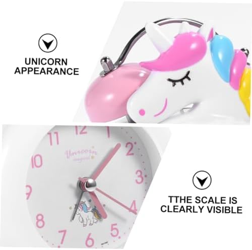 Unicorn Alarm Clock with Bell and Night Light