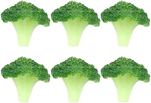 XGNG 6pcs Artificial Broccoli Decor Cutout