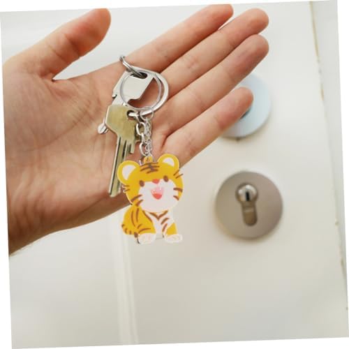Vaguelly 30 Piece Adorable Cartoon Tiger Keychains