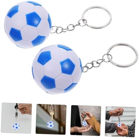 Soccer Ball Keychains 4cm Set for Birthday Party Favors