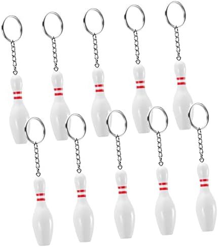 BESTonZON Bowling Keychains Cute Cartoon Design