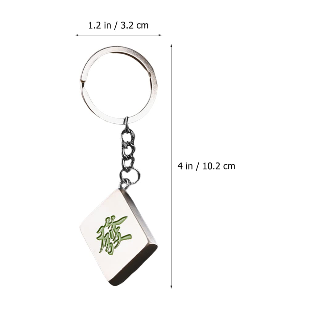 6pcs Mahjong Keychain Set for Couples and Feng Shui Lovers