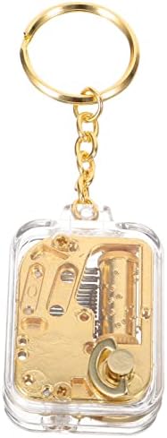 VICASKY 4pcs Mini Musical Box Keychain Pendant for Boys and Girls