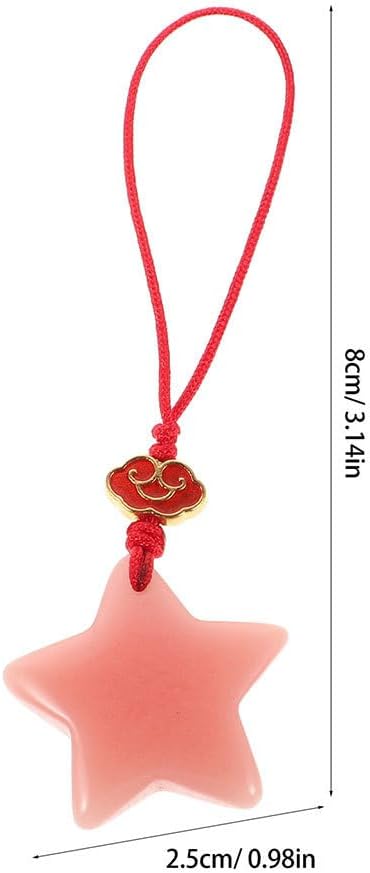 Lurrose 3pcs Glow In The Dark Phone Chain Keyrings