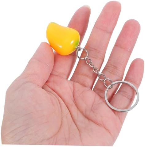Luxshiny 10pcs Mango Keychain Bag Pendants