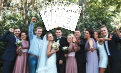 ZEDEV Join Us Invitation Cards Greenery Design