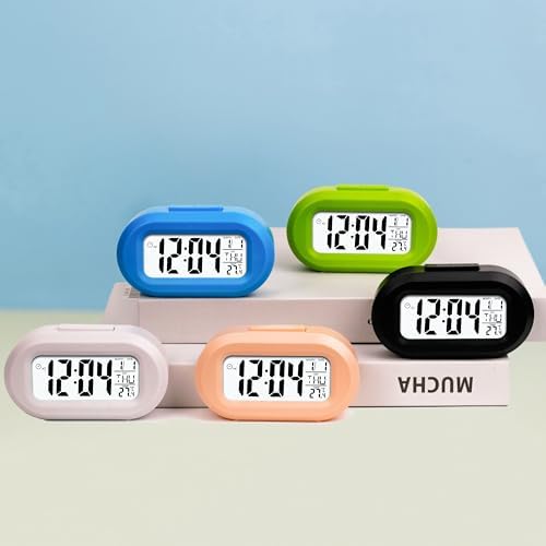 Laril Smart Night Light Alarm Clock with Temperature Display