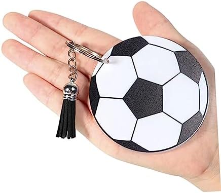 Totority 20pc Soccer Ball Keychains for Backpacks and Parties
