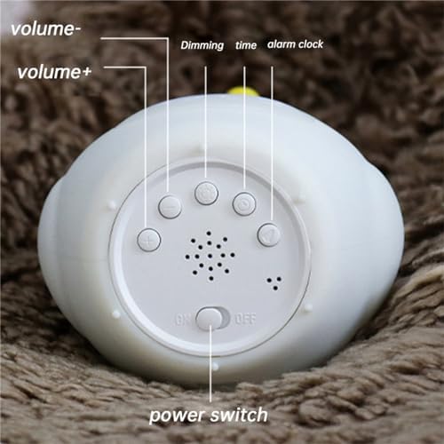 DIYCAM Cute Chicken Alarm Clock Night Light