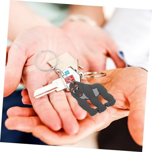 12pcs Cute Animal Keychain Gorilla Charm Birthday Party Favor