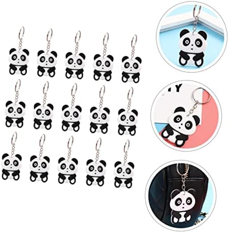 SOIMISS 20pcs Panda Keychain Set for Graduation and Party Favors