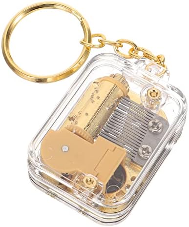 VICASKY 4pcs Mini Musical Box Keychain Pendant for Boys and Girls