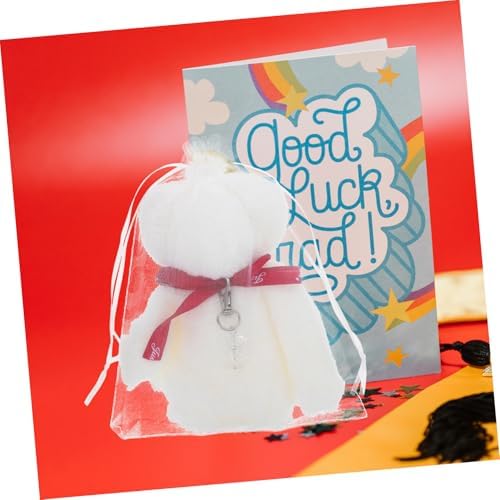 Adorable Bear Towel and Keychain Party Favor Set