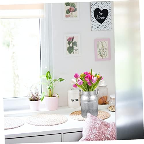 Retro Flower Bucket Dried Flower Vase for Home Decor