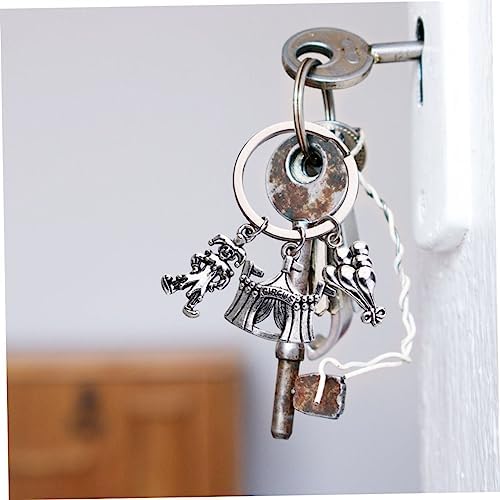 Circus Keychain with Plush Treasure Chest Design