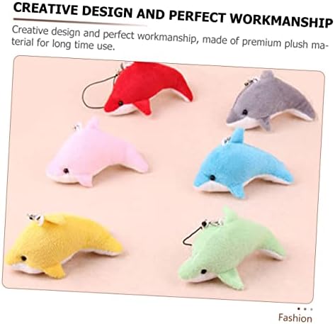 SOIMISS 25pcs Plush Keychain Mini Backpack Set