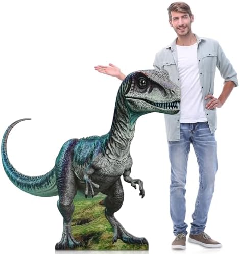 Colingmill 4ft Velociraptor Cardboard Standup Cutout