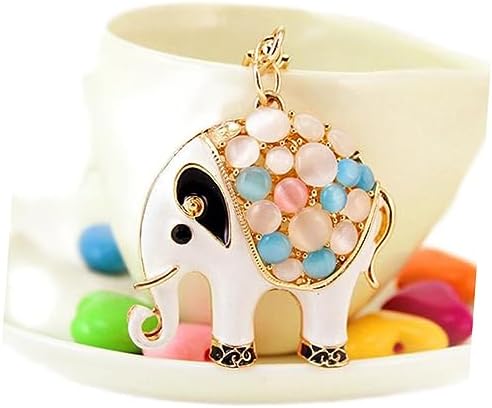 Sparkling Elephant Keychain for Car Keys