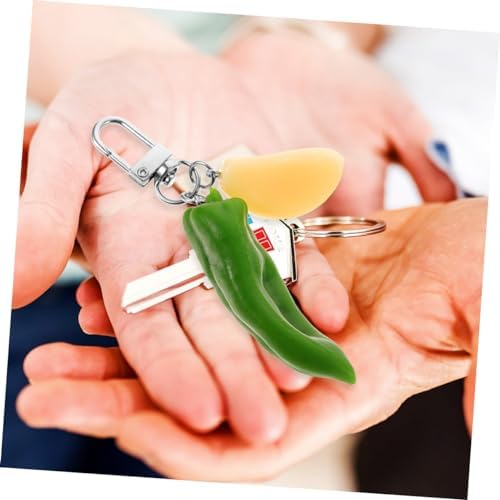 GALPADA Chili Keychain Key Ring for Car Keys