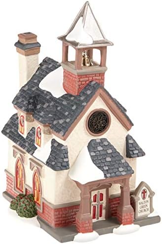 Department 56 New England Village Walton Green Church Light Building