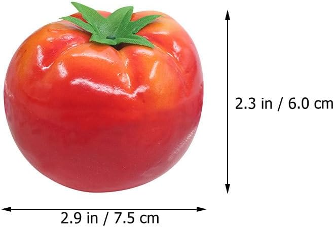 VOSAREA Artificial Tomatoes 6pcs Realistic Decor