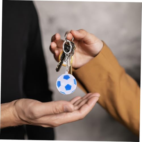 Soccer Ball Keychains 4cm Set for Birthday Party Favors