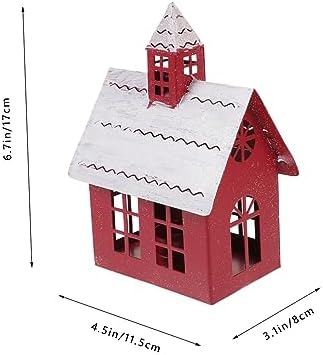 Cute Christmas Village House Candle Holder for Home Decor