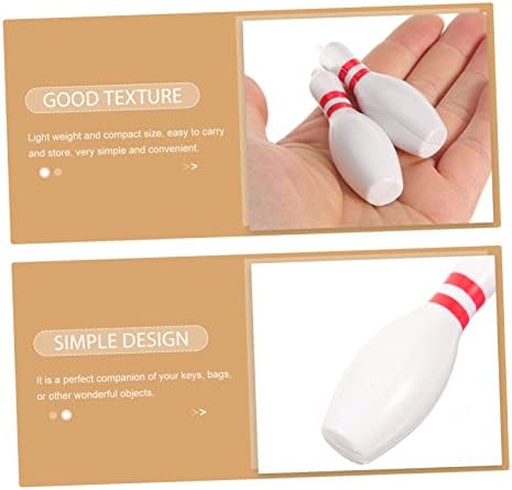 BESPORTBLE Bowling Keychain Decor Pendant