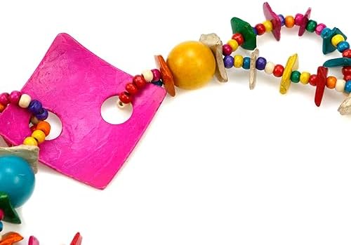 HEVSTIL Curtain Tiebacks 2 Pack Red Coconut Shell Holdbacks