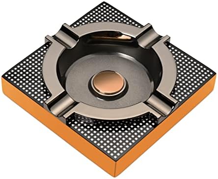 Stylish Metal Cigar Ashtray for Outdoor Use