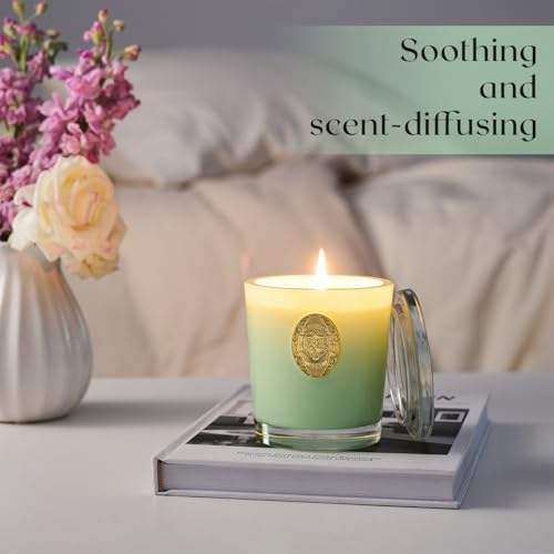 MSENSE Natural Soy Candle - Verbena Basil Green 102 oz 55H Burn